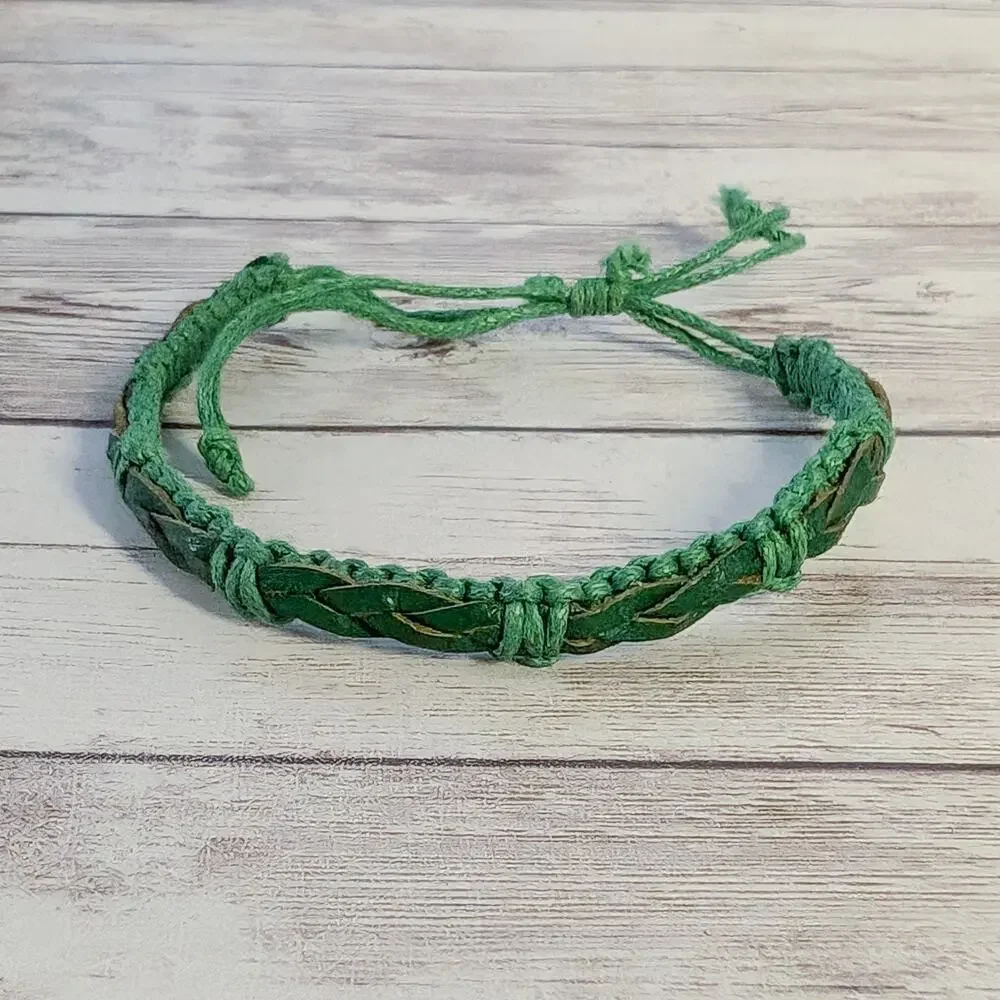 Green Cord Bracelet